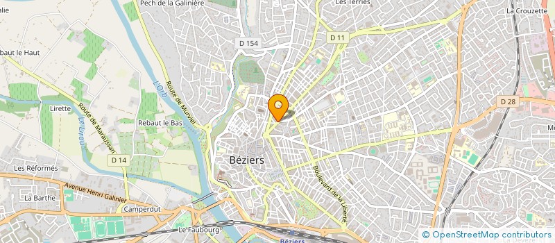localisation de l'entreprise DOMITIA REALTY  BEZIERS