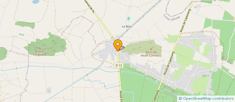 localisation de l'entreprise DOMITIA ROLLER SKATING  CUXAC-D'AUDE