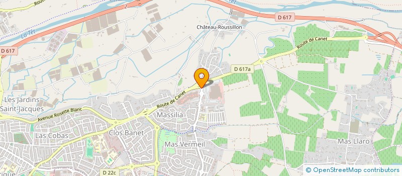 localisation de l'entreprise DOMITIA TRANSACTIONS  PERPIGNAN
