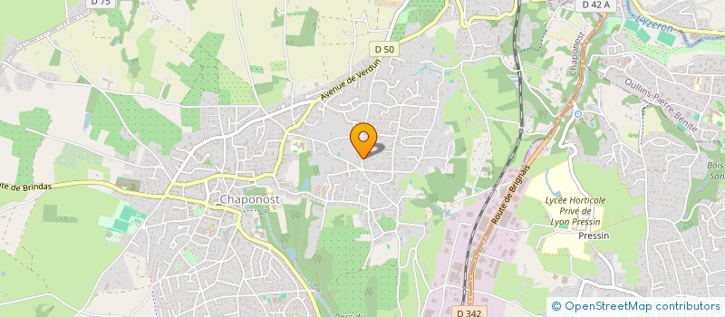 localisation de l'entreprise DOMITILLE  CHAPONOST