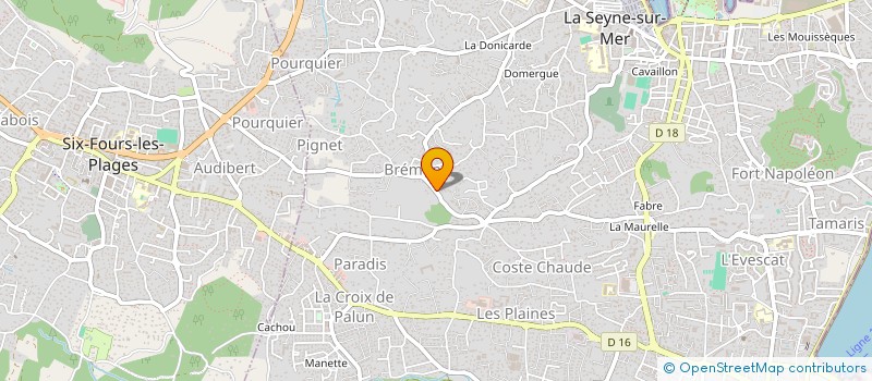 localisation de l'entreprise DOMITINE à LA SEYNE-SUR-MER