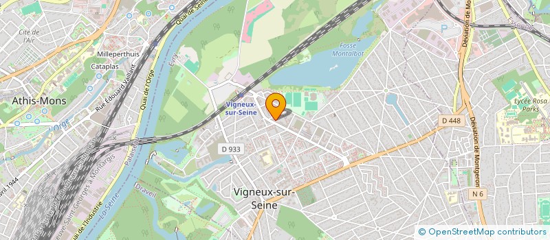 localisation de l'entreprise DOMIVAL à VIGNEUX-SUR-SEINE