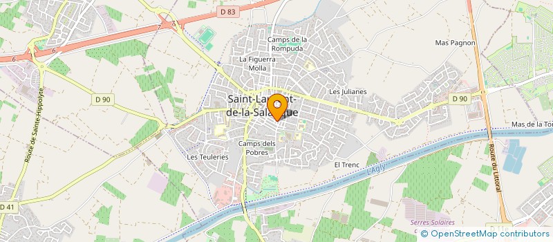 localisation de l'entreprise DOMIVERO  SAINT-LAURENT-DE-LA-SALANQUE