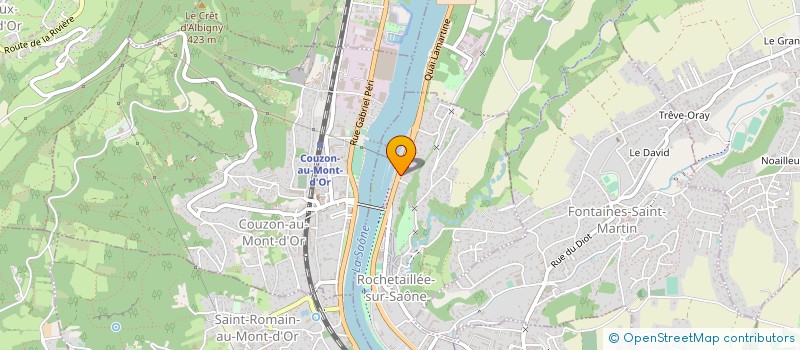 localisation de l'entreprise DOMJEUX à ROCHETAILLEE-SUR-SAONE