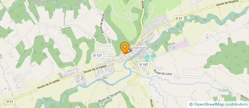 localisation de l'entreprise DOMJEW  HAUTERIVES