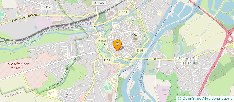 localisation de l'entreprise DOMMARTIN DISTRIBUTION à DOMMARTIN-LES-TOUL