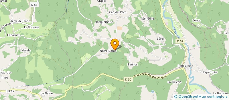 localisation de l'entreprise DOMME TRANS 24  CENAC ET SAINT JULIEN