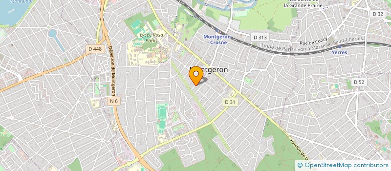 localisation de l'entreprise DOMMED à MONTGERON