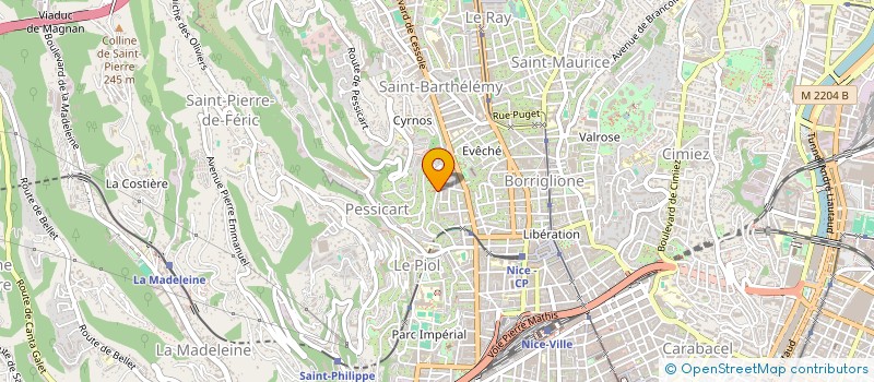 localisation de l'entreprise DOMMUNAUTE IMMOBILIERE L'IDEAL à NICE