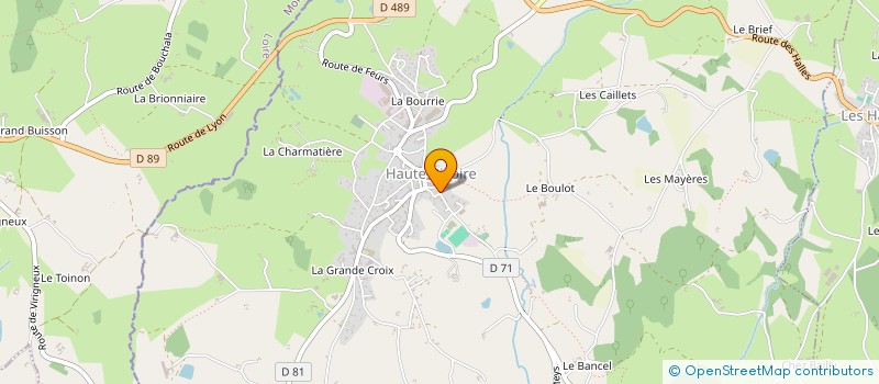 localisation de l'entreprise DOMNAT  HAUTE-RIVOIRE