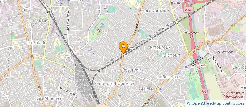 localisation de l'entreprise DOMO 31 à TOULOUSE