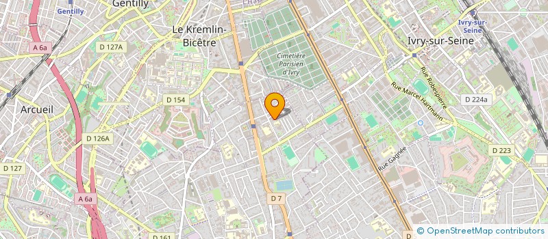 localisation de l'entreprise DOMO à VILLEJUIF