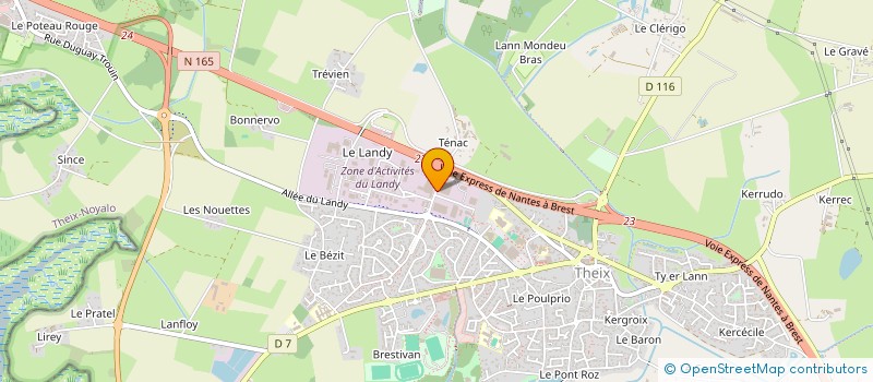 localisation de l'entreprise DOMO  THEIX-NOYALO