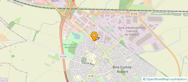 localisation de l'entreprise DOMO'BAT  BRIE-COMTE-ROBERT