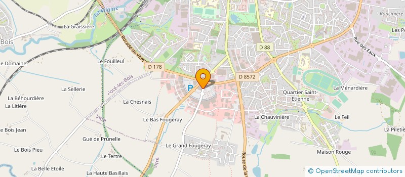 localisation de l'entreprise DOMO CONCEPT 35 à VITRE