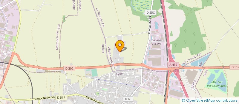 localisation de l'entreprise DOMO CONCEPT ENERGY  VILLETTE-D'ANTHON