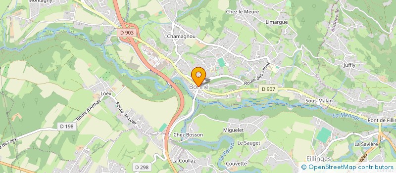 localisation de l'entreprise DOMO MEA à BONNE