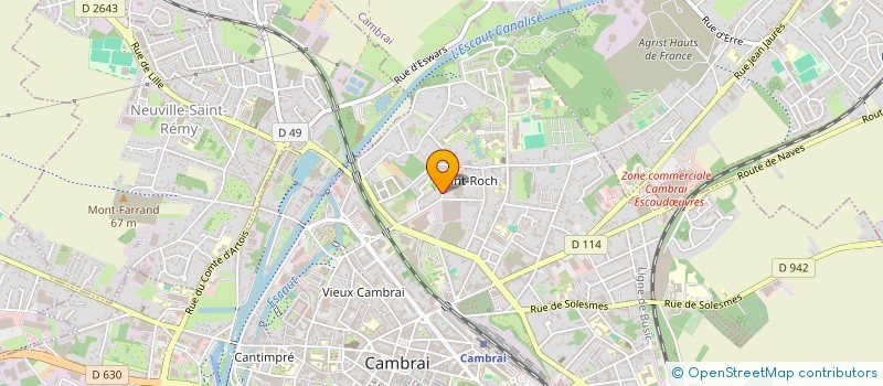 localisation de l'entreprise DOMO-TEC-POSE  CAMBRAI