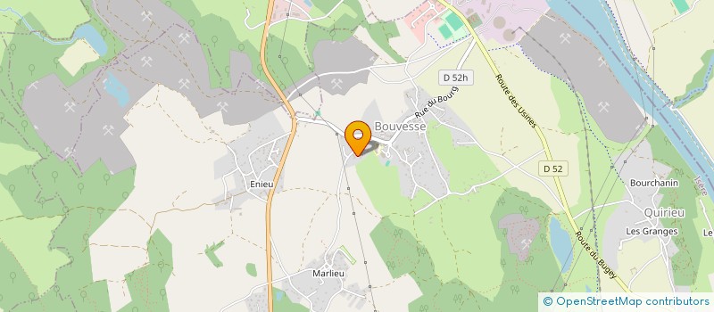 localisation de l'entreprise DOMO'TECH à BOURGOIN-JALLIEU