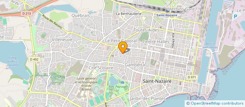 localisation de l'entreprise DOMO TECHNIQUES CHARRON BEAULIEU à SAINT-NAZAIRE