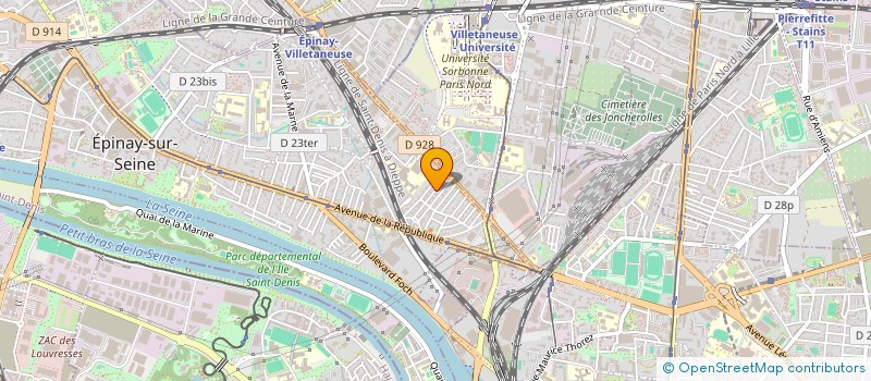 localisation de l'entreprise DOMOBAT à EPINAY-SUR-SEINE