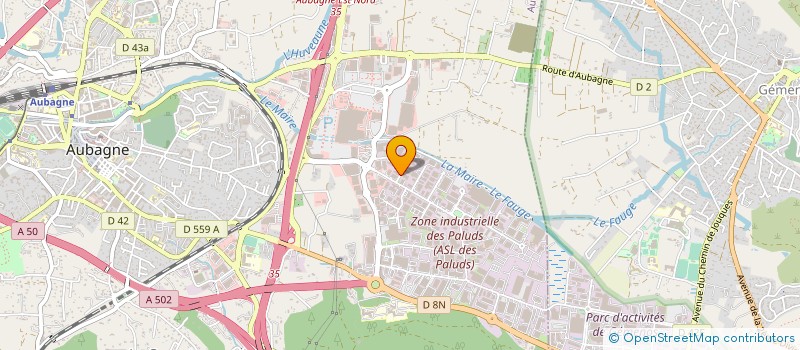 localisation de l'entreprise DOMOBOIS ECO CONSTRUCTIONS à AUBAGNE