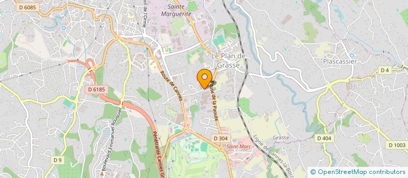 localisation de l'entreprise DOMOCALL PROTECTION à GRASSE