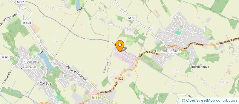 localisation de l'entreprise DOMOCELEC  DREMIL-LAFAGE