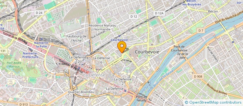 localisation de l'entreprise DOMOCHECK à COURBEVOIE