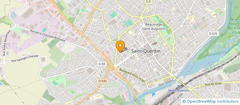 localisation de l'entreprise DOMOCLIFF à SAINT-QUENTIN