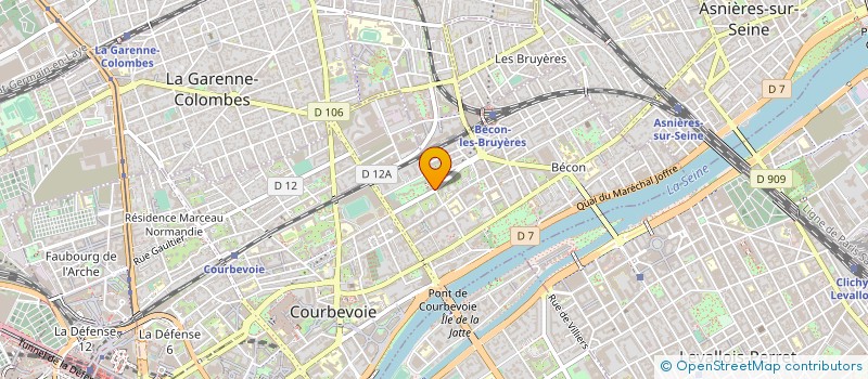 localisation de l'entreprise DOMOCOM à COURBEVOIE