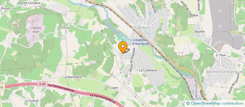 localisation de l'entreprise DOMODULIS à CHATILLON