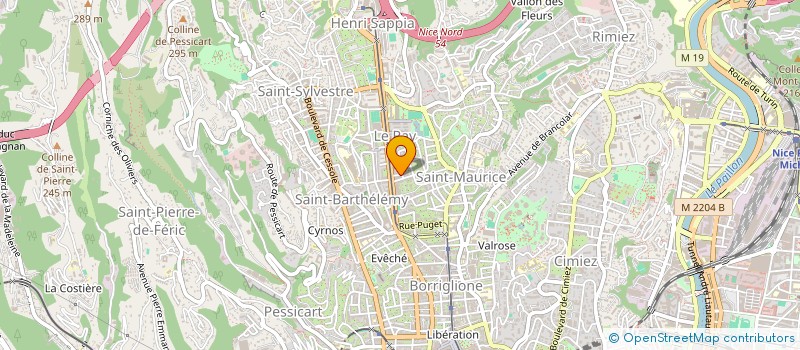 localisation de l'entreprise DOMOELEC. LJ à NICE