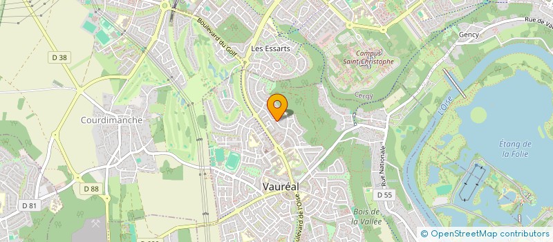 localisation de l'entreprise DOMOINA JUNIOR à VAUREAL