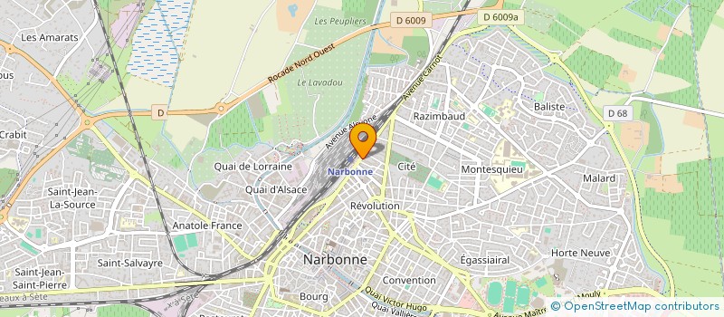 localisation de l'entreprise DOMOMUST à NARBONNE