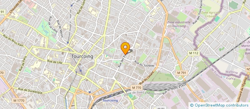 localisation de l'entreprise DOMONORD à TOURCOING