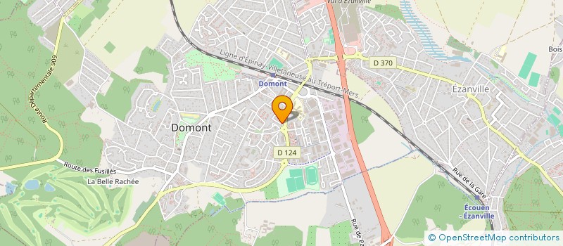 localisation de l'entreprise DOMONT METALLERIE = DOMETAL EURL à DOMONT