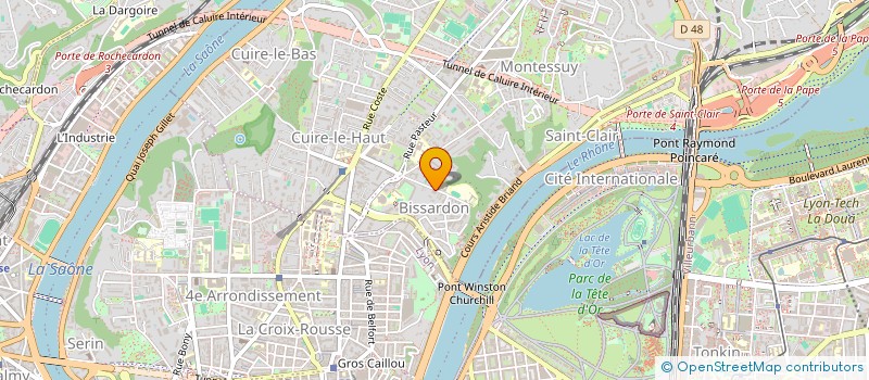 localisation de l'entreprise DOMOPHAE  CALUIRE-ET-CUIRE