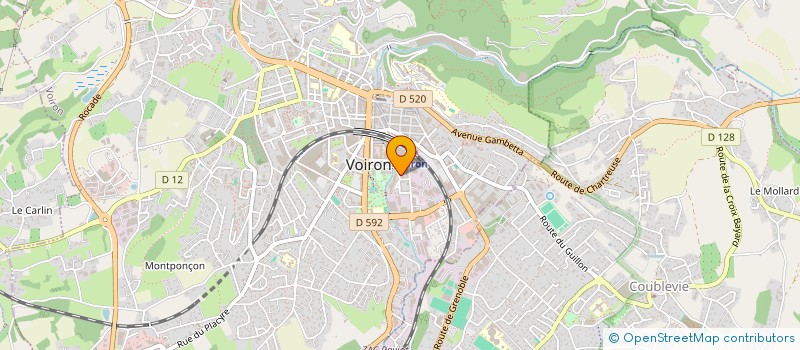 localisation de l'entreprise DOMORTIZ à VOIRON