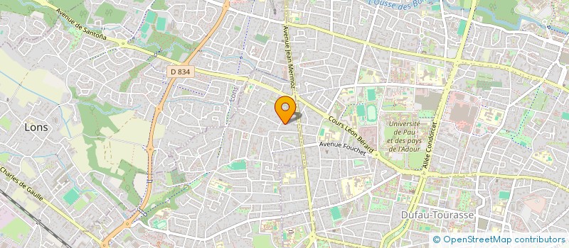 localisation de l'entreprise DOMOS  MORLAAS