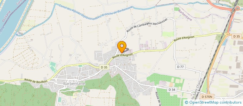 localisation de l'entreprise DOMOSAT à BARBENTANE