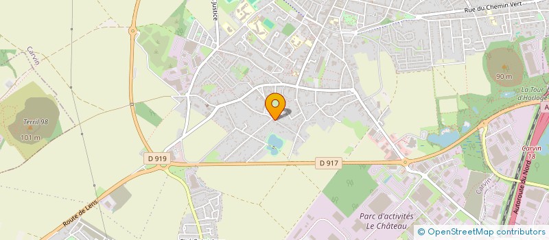 localisation de l'entreprise DOMOTECH  CARVIN