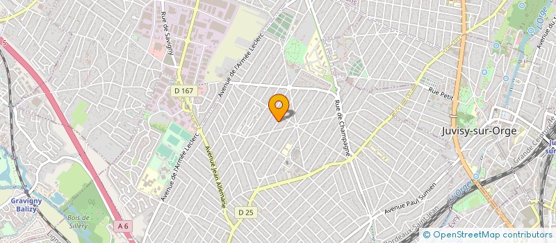 localisation de l'entreprise DOMOTECH à SAVIGNY-SUR-ORGE