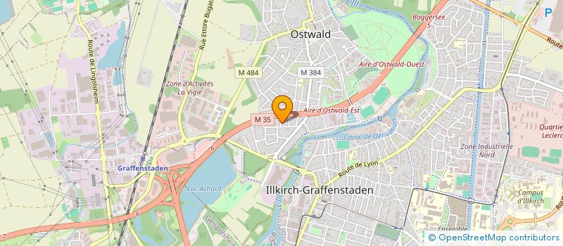 localisation de l'entreprise DOMOTECH  OSTWALD