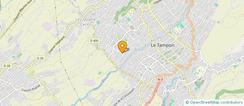 localisation de l'entreprise DOMOTECH  LE TAMPON