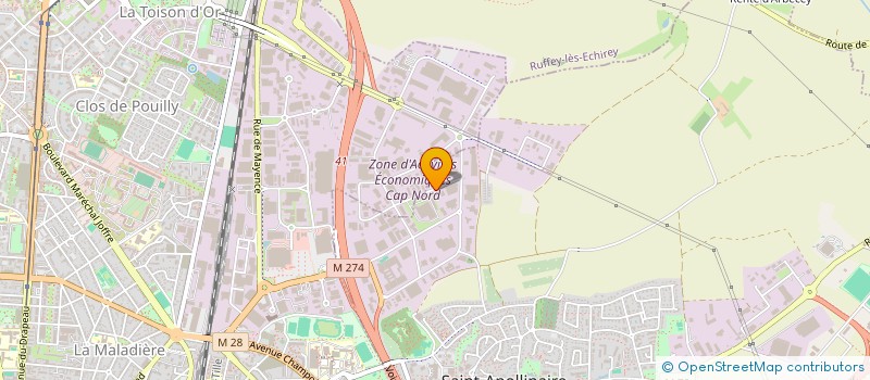 localisation de l'entreprise DOMOTECH SECURITE  SAINT-APOLLINAIRE