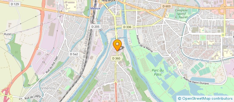 localisation de l'entreprise DOMOTEK à MEAUX