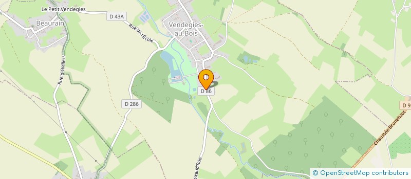 localisation de l'entreprise DOMOTEK à VENDEGIES-AU-BOIS