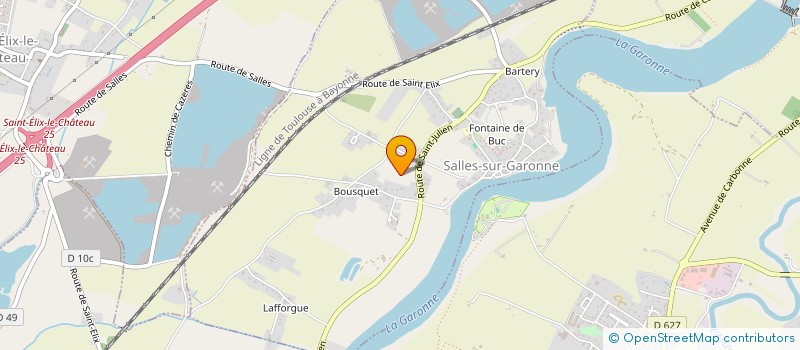 localisation de l'entreprise DOMOTELEC MULTI SERVICES à SALLES-SUR-GARONNE