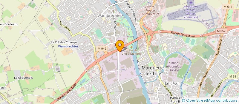 localisation de l'entreprise DOMOTI à MARQUETTE-LEZ-LILLE
